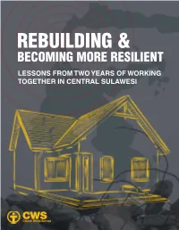 LESSONS from TWO YEARS of WORKING TOGETHER in CENTRAL SULAWESI Published By