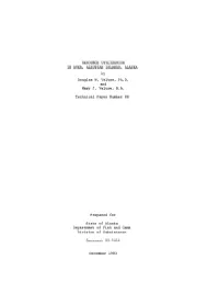 Resource Utilization in Atka, Aleutian Islands, Alaska