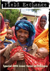 Special 40Th Issue: Focus on Ethiopia