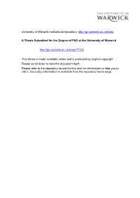 University of Warwick Institutional Repository