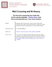 Wall Crossing and M-Theory
