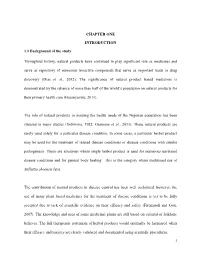 CHAPTER ONE INTRODUCTION 1.1 Background of the Study