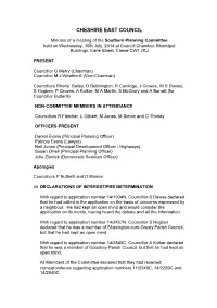 Minutes of Previous Meeting PDF 69 KB