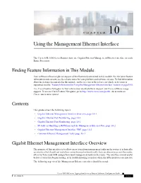 Using the Management Ethernet Interface