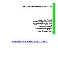 {DOWNLOAD} the Torchwood Encyclopedia