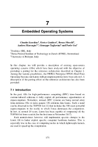 Embedded Operating Systems