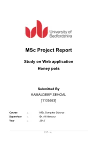 Msc Project Report