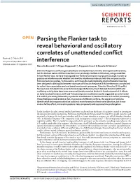 Parsing the Flanker Task to Reveal Behavioral and Oscillatory