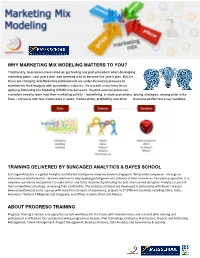 Why Marketing Mix Modeling Matters to You?