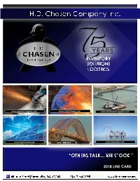 2018 Line Card