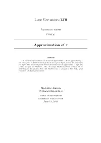 Approximation of Π