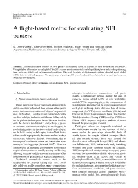 Get Downﬁeld Before the Ball Lands, Pos- Mation Would Be Required to Properly Appropriate Sibly Reducing Return Opportunities, Thus Increasing Blame for These Mishaps