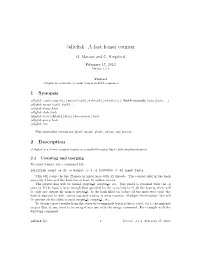 Jellyfish: a Fast K-Mer Counter