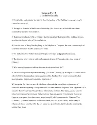 Notes on Part 2 Is the Bible Reliable