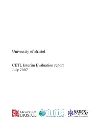 University of Bristol Interim CETL Self-Evaluation