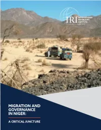Migration and Governance in Niger