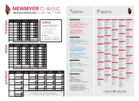 NEWMYER CLASSIC Andrews University Jan