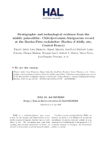 Stratigraphic and Technological Evidence from the Middle
