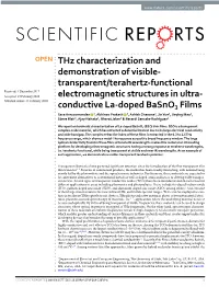 Transparent/Terahertz-Functional Electromagnetic Structures in Ultra