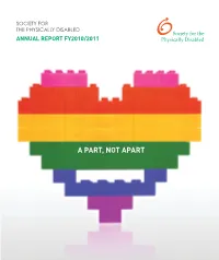A PART, NOT APART a Part, Not Apart