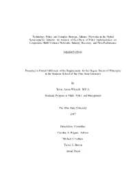 Technology Policy and Complex Strategic