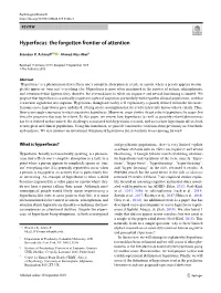 Hyperfocus: the Forgotten Frontier of Attention