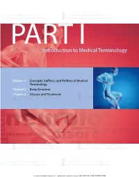 Introduction to Medical Terminology