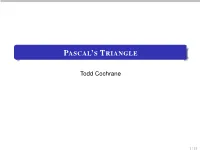 Pascal's Triangle