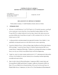 2014-03-09 Gundersen St Lucie Unit 2 Declaration