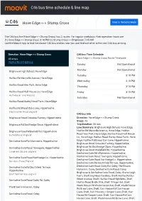 C46 Bus Time Schedule & Line Route