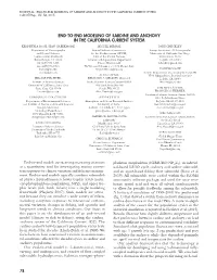 End-To-End Modeling of Sardine and Anchovy in the California Current System Calcofi Rep., Vol