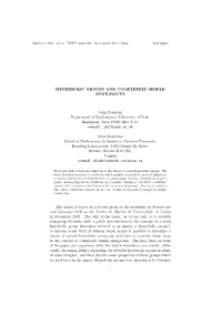Hyperbolic Groups and Completely Simple Semigroups