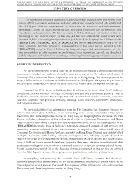 Industry Overview
