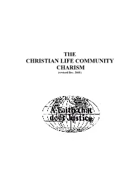 THE CLC CHARISM ( Revised