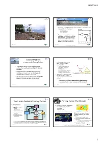 The Driving Factors of Coastal Evolution Definitions and Context