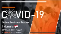 Covid-19 Online Sentiment Tracker