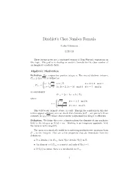 Dirichlet's Class Number Formula