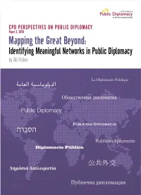 MAPPING the GREAT BEYOND: Identifying Meaningful Networks in Public Diplomacy