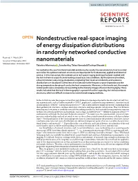 Nondestructive Real-Space Imaging of Energy Dissipation Distributions In