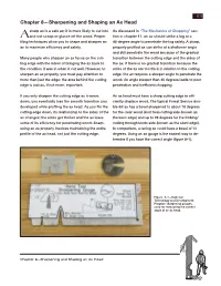 Chapter 08—Sharpening and Shaping an Ax Head