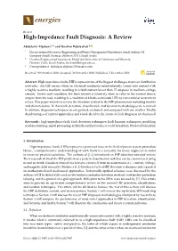High-Impedance Fault Diagnosis: a Review