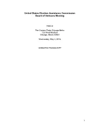 Minutes of the Public Meeting