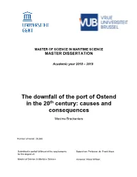 The Downfall of the Port of Ostend in the 20Th Century: Causes and Consequences