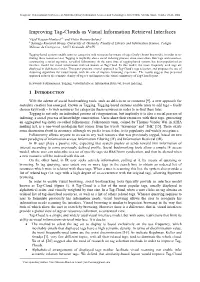 Improving Tag-Clouds As Visual Information Retrieval Interfaces Yusef Hassan-Monteroa1 , and Víctor Herrero-Solanaa a Scimago Research Group