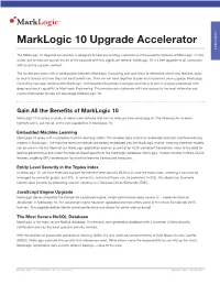 Marklogic 10 Upgrade Accelerator Datasheet