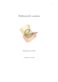 Multivariable Analysis