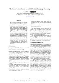 Proceedings of the Workshop on Multilingual Language Resources and Interoperability, Pages 9–16, Sydney, July 2006