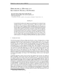 Hierarchical Multiscale Recurrent Neural Networks