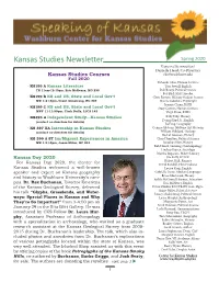 Kansas Studies Newsletter