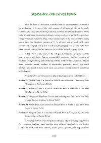 Summary and Conclusion